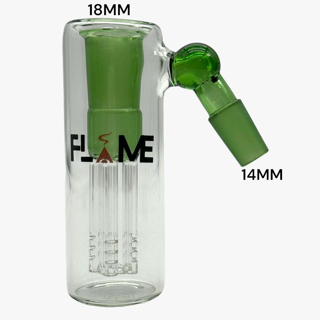 FLAME MBAC 001 GREEN 14MM 45 DEGREE ASH CATCHER M-18 TO F 14