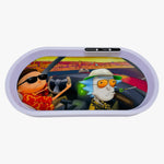 Load image into Gallery viewer, RICK AND MORTY BLUETOOTH LED PLASTIC ROLLING TRAY
