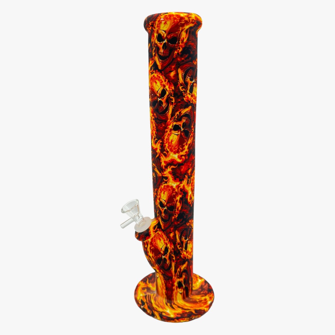 14'' STRAIGHT  SILICONE BONG