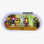 Load image into Gallery viewer, RICK AND MORTY BLUETOOTH LED PLASTIC ROLLING TRAY
