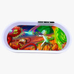 Load image into Gallery viewer, RICK AND MORTY BLUETOOTH LED PLASTIC ROLLING TRAY
