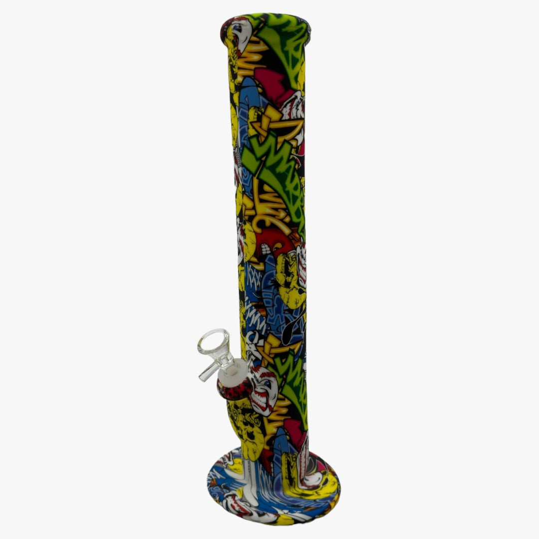 14'' STRAIGHT  SILICONE BONG