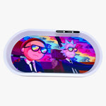 Load image into Gallery viewer, RICK AND MORTY BLUETOOTH LED PLASTIC ROLLING TRAY
