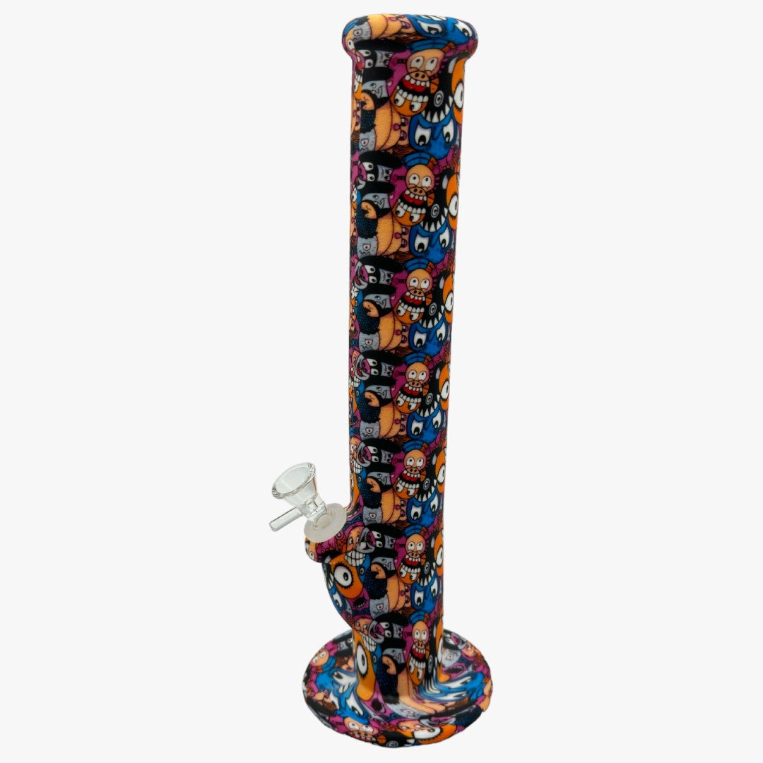 14'' STRAIGHT  SILICONE BONG