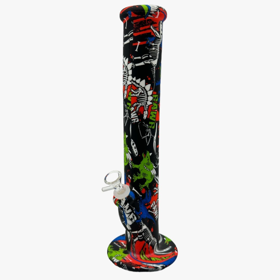 14'' STRAIGHT  SILICONE BONG