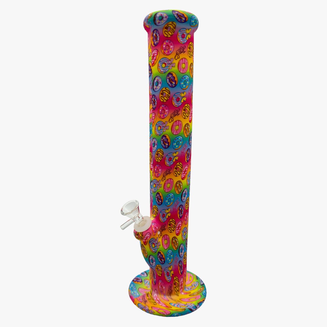 14'' STRAIGHT  SILICONE BONG