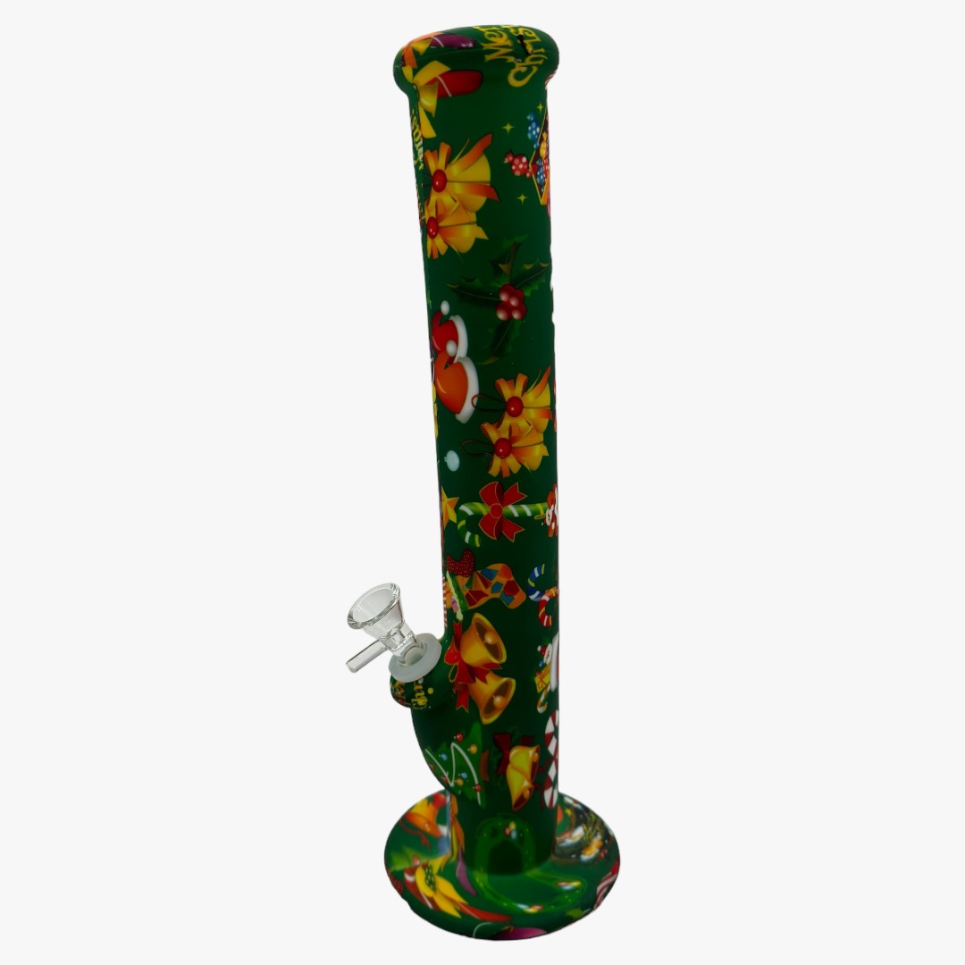 14'' STRAIGHT  SILICONE BONG