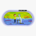 Load image into Gallery viewer, RICK AND MORTY BLUETOOTH LED PLASTIC ROLLING TRAY
