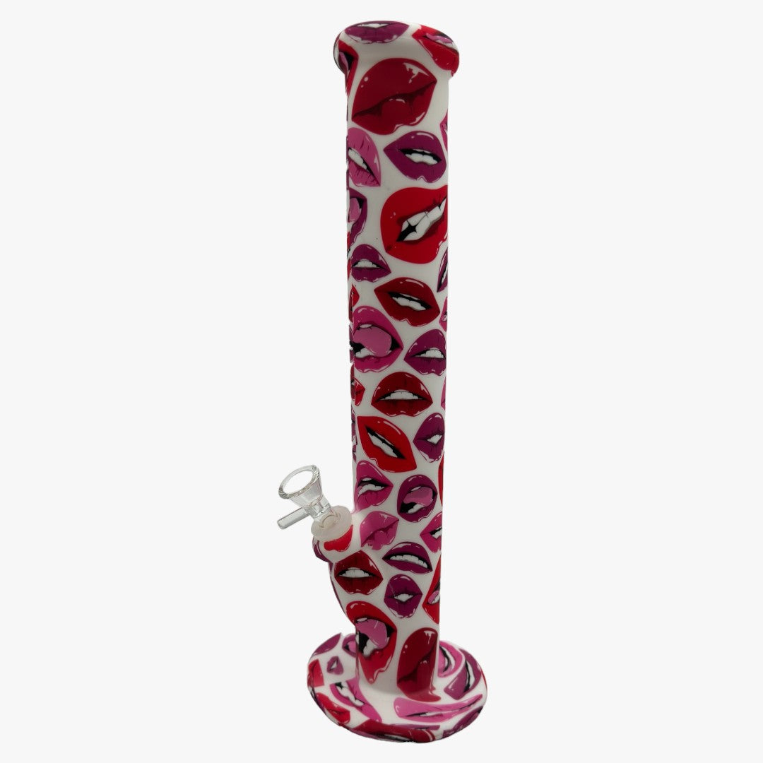 14'' STRAIGHT  SILICONE BONG