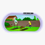 Load image into Gallery viewer, RICK AND MORTY BLUETOOTH LED PLASTIC ROLLING TRAY
