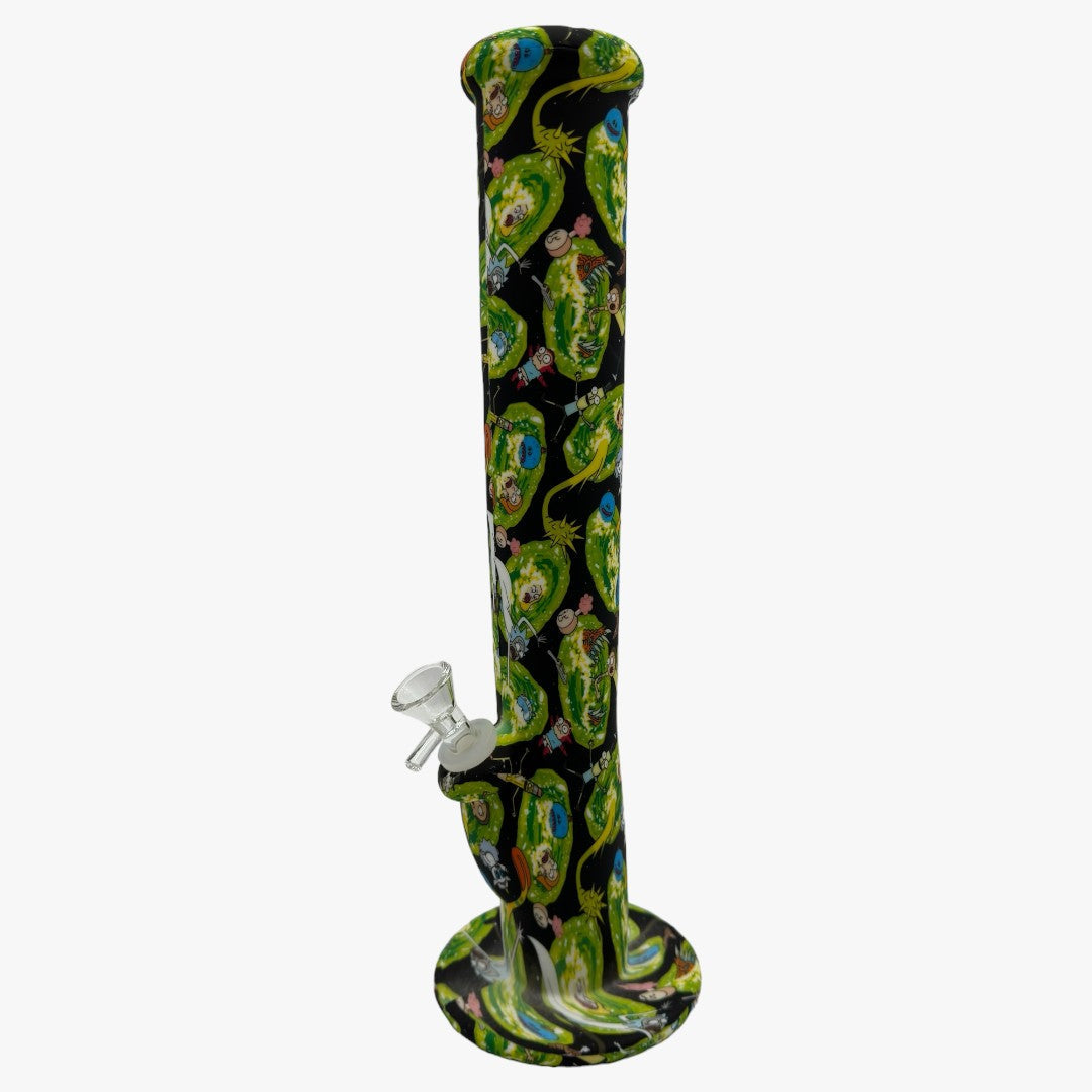 14'' STRAIGHT  SILICONE BONG