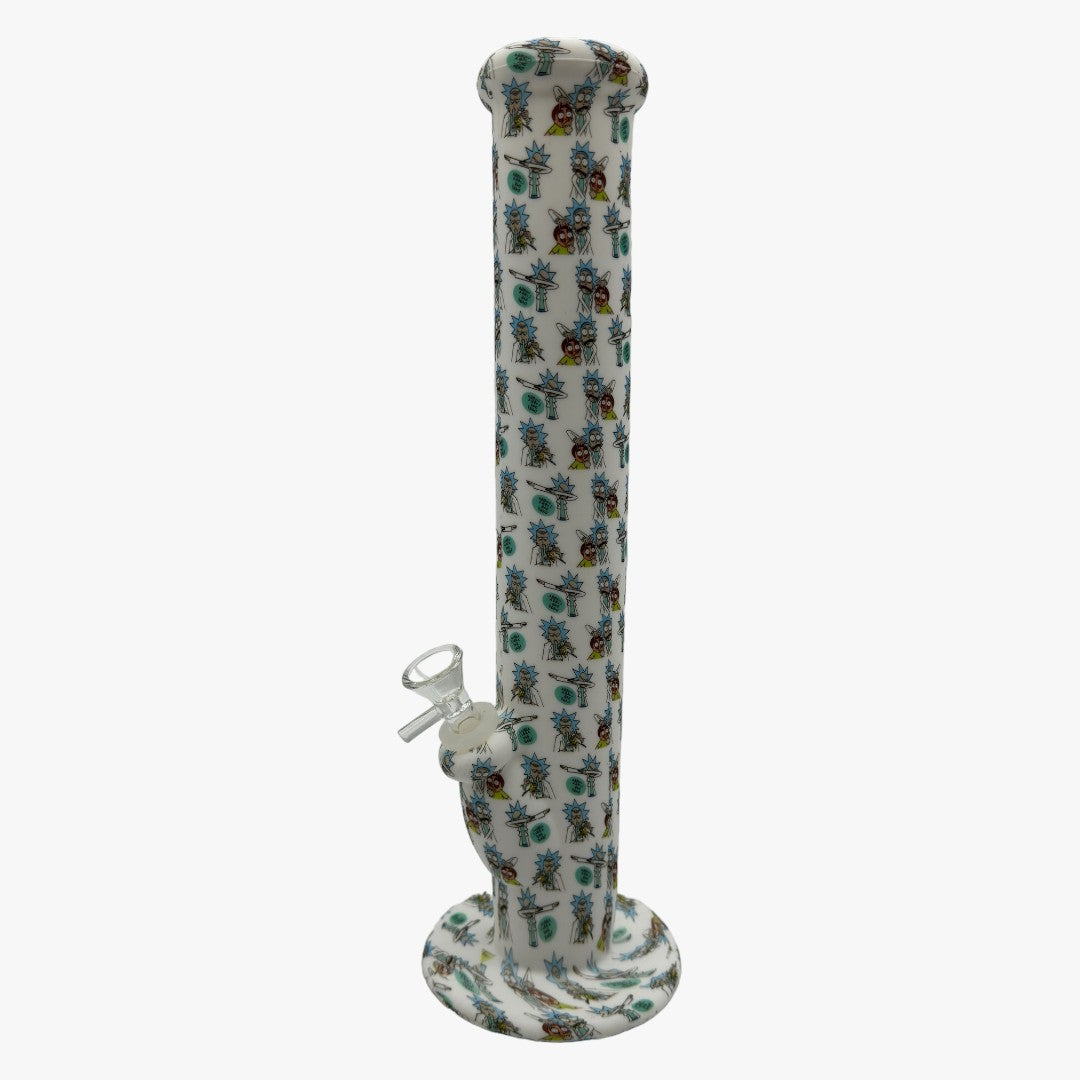 14'' STRAIGHT  SILICONE BONG