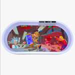 Load image into Gallery viewer, RICK AND MORTY BLUETOOTH LED PLASTIC ROLLING TRAY
