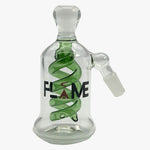 Load image into Gallery viewer, FLAME AC-51 GREEN 14MM 45 DEGREE ASH CATCHER
