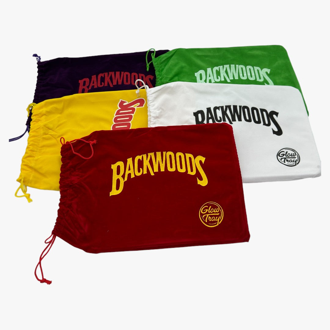 SQAURE GLOW TRAY BACKWOODS ROLLING TRAY