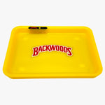 Load image into Gallery viewer, SQAURE GLOW TRAY BACKWOODS ROLLING TRAY
