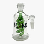 Load image into Gallery viewer, FLAME AC-51 GREEN 14MM 90 DEGREE ASH CATCHER
